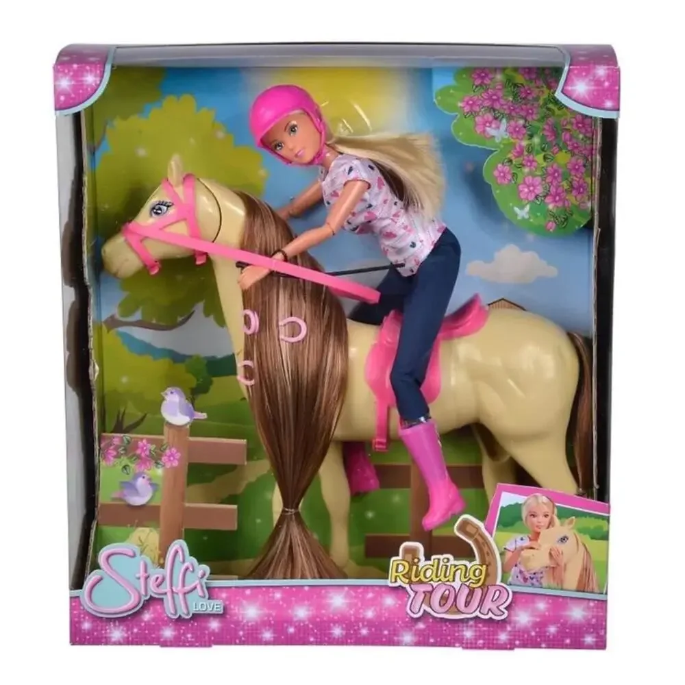 Steffi Love Riding Tour Doll Horse Set